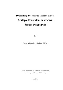 Phd thesis on power system